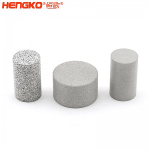 按需定制316L燒結(jié)不銹鋼濾柱_氣動(dòng)閥門控制平衡塞防爆不銹鋼過濾器