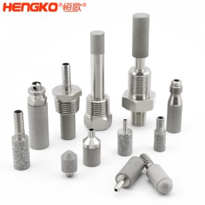 過濾精度不匹配工藝需求?0.1-120um 定制不銹鋼曝氣頭濾芯，精準適配！