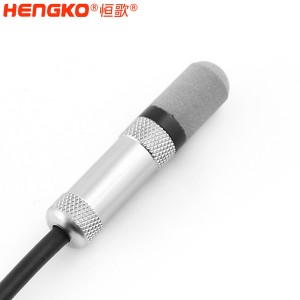 源頭廠家rs485溫度傳感器探頭進口高精芯片一體式溫濕度變送器