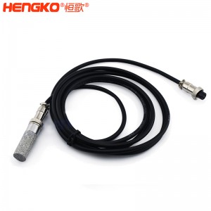 恒歌直銷不銹鋼RHT-H20-B平頭溫濕度傳感器探頭帶電線，用于農業大棚