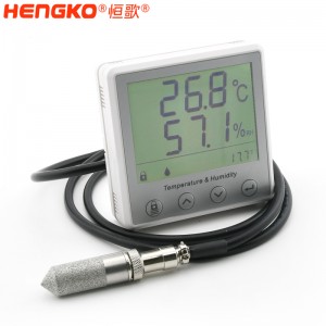 恒歌農業追溯監測系統高精準RS485溫濕度變送器帶露點功能，自動化監控溫室大棚溫濕度物聯網方案