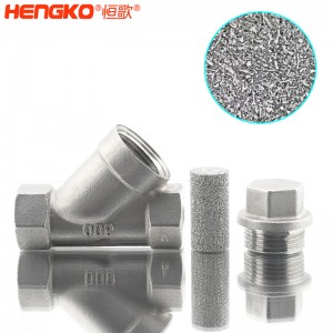 恒歌定制316L粉末燒結(jié)不銹鋼Y型過濾器耐腐蝕易清洗,用于化工行業(yè)