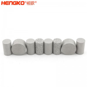 按需定制316L燒結(jié)不銹鋼濾柱_氣動(dòng)閥門控制平衡塞防爆不銹鋼過濾器